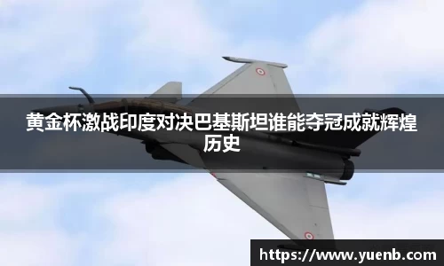 黄金杯激战印度对决巴基斯坦谁能夺冠成就辉煌历史